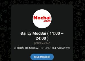 Liên hệ Mocbai hỗ trợ nhanh qua Telegram